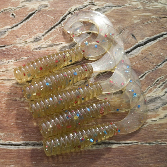 Apple Crush 2.5" Grub Quality Australian Made Soft Plastic Lures
